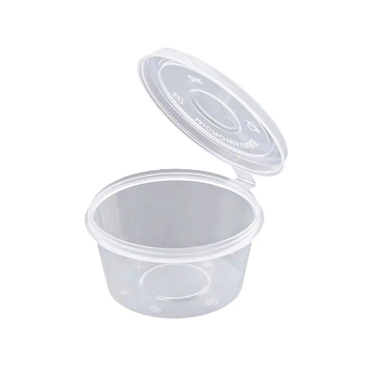 Round Plastic Container For Take Away Food