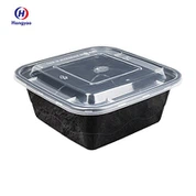 صندوق بلاستيكي دائري ومربع للاستخدام مرة واحدة للبيع الساخن